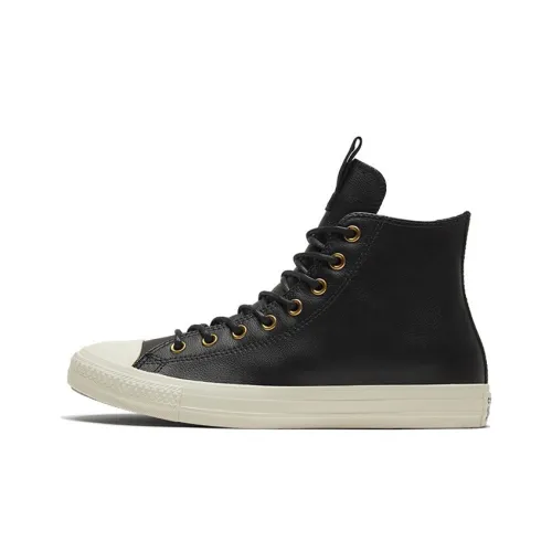 Converse Chuck Taylor All Star Slip-Resistant Abrasion-Resistant High-Top Skateboard Shoes Unisex Bright Black