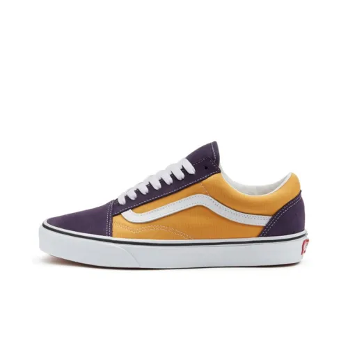 VANS Old Skool Collection Низкие Кроссовки для скейтбординга Унисекс Фиолетовый Золото