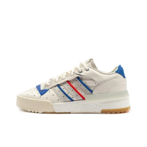 Adidas Originals Rivalry RM Low Противоскользящие Устойчивые к истиранию Низкие Кроссовки для скейтбординга Унисекс Белый Красный Синий