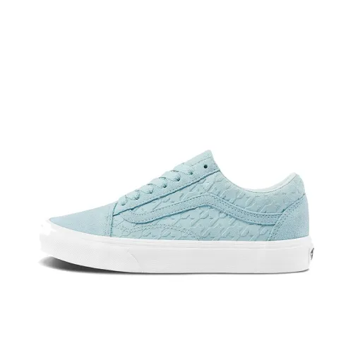 Vans Old Skool Износостойкие Легкие и Дышащие Скейтборд Кроссовки Unisex Light Синий
