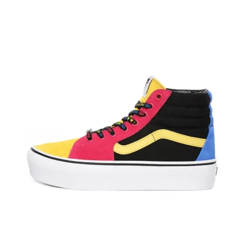 Vans SK8 Beads Platform 2,0 High Top Скейтборд Кроссовки Unisex Черный Многоцветный