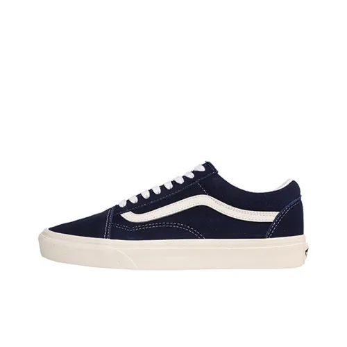 Vans Old Skool Collection Низкие Кроссовки для Скейтбординга Унисекс Белые Синие