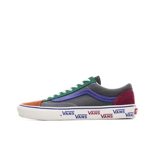 VANS Style 36 Low Топ Скейтборд Кроссовки Унисекс Синий Красный Зеленый