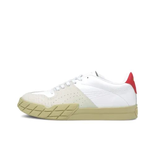 PUMA Eris Reptile Low Топ Скейтборд Кроссовки Женские Бежевый Белый Красный