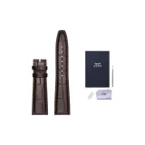 Коричневый, бамбук, узор, без пуговиц, длинный