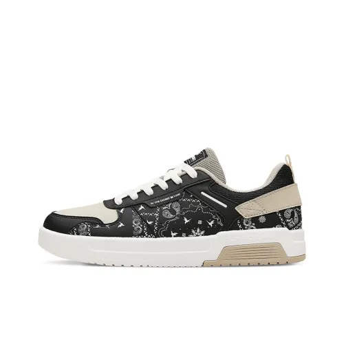 361° Aurora Q Технология отскока устойчивый к истиранию дышащий низ кросовки для скейтбординга с низким верхом черный бежевый