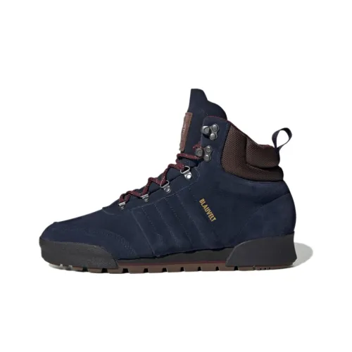 Adidas Originals JAKE BOOT 2,0 Устойчивость к истиранию Покрытие Высокие Кроссовки для скейтбординга Мужские Синие