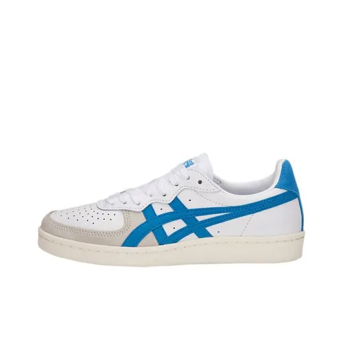 Onitsuka Tiger GSM Покрытие Slip-Resistant Низкий Топ Скейтборд Кроссовки GS Белый Синий