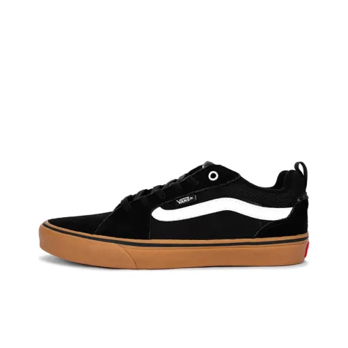 Vans Filmore Low Топ Повседневный Унисекс Черный Белый Боковая сторона Полосы