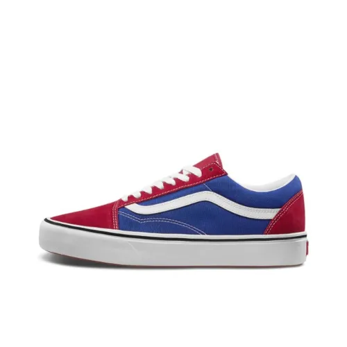 VANS Old Skool Collection Низкие Кроссовки для Скейтбординга Унисекс Красные Синие