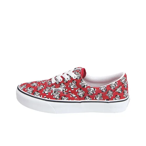 Vans Era Low Top Скейтборд Кроссовки Унисекс Красный