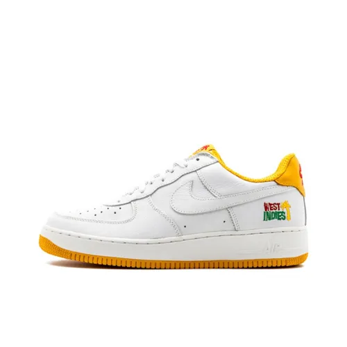 Nike Air Force 1 West Indies 2 Low Топ Скейтборд Кроссовки Мужские Белый Желтый
