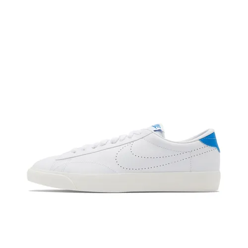 Nike Tennis Classic AC Slip-Resistant Shock Absorbers Low Top Скейтбординг Кроссовки Мужские Белый Синий