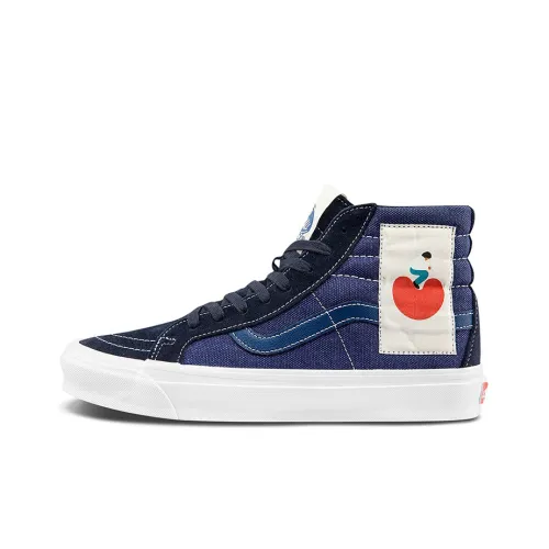 GEOFF MCFETRIDGE x VANS SK8 High Топ Скейтборд Кроссовки Унисекс Синий