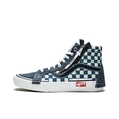 VANS SK8 Cap LX High Топ Скейтборд Кроссовки Унисекс Синий Белый