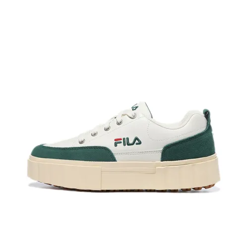 FILA Низкие Кроссовки для скейтбординга Женские Белые Зеленые