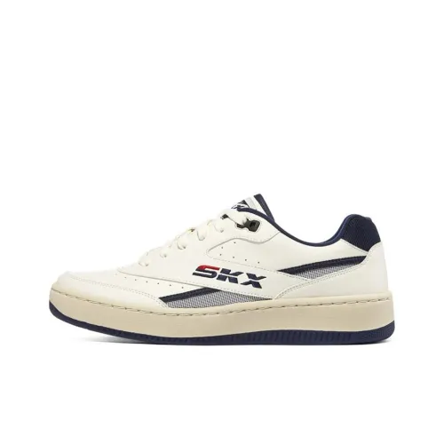 Skechers Sport Court 92 Low Топ Скейтборд Кроссовки Мужские Белые Синие