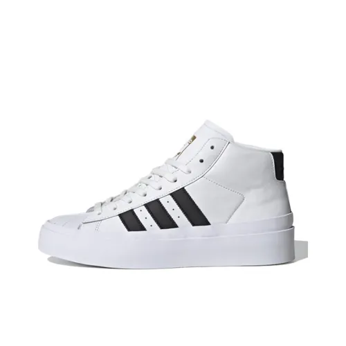 424 x Adidas Originals Pro Model MID Топ Скейтборд Кроссовки Унисекс Белый Черный