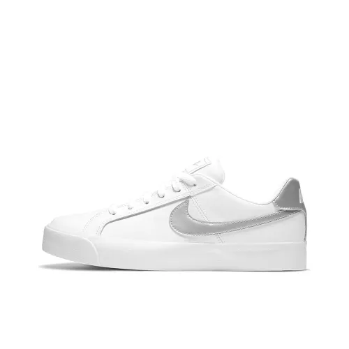 Nike Court Royale AC Low Топ Скейтборд Кроссовки Женские Белые Серебряные