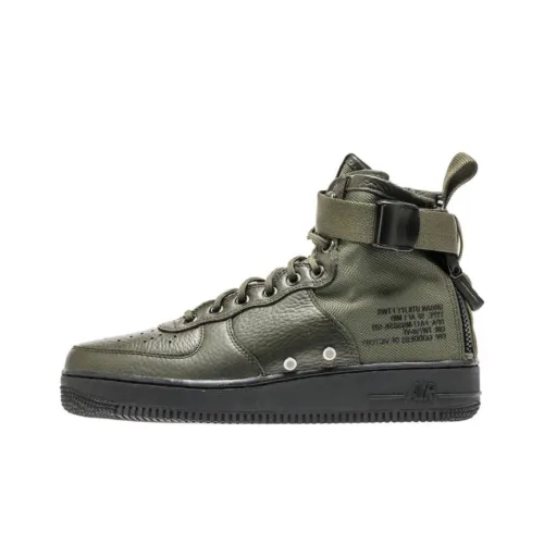 Nike Air Force 1 Sequoia MID Скейтбординг Топ Кроссовки Мужские Зеленые