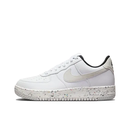 Nike Air Force 1 Crater Slip-Resistant Abrasion-Resistant Легкий Низкий Топ Скейтбординг Кроссовки Мужские Белые