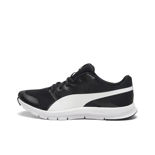 PUMA FlexracerPuma Fle Low Топ Скейтборд Кроссовки Унисекс Черный Белый