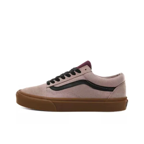 Vans Old Skool Collection Gum Low Скейтборд Кроссовки Унисекс Черный Розовый