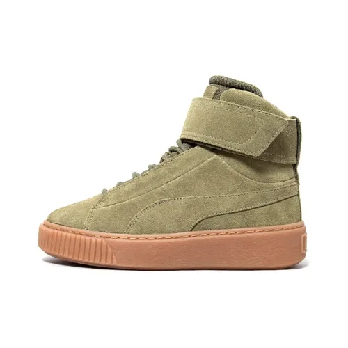 PUMA Платформа Скейтборд Кроссовки Высокие Женские