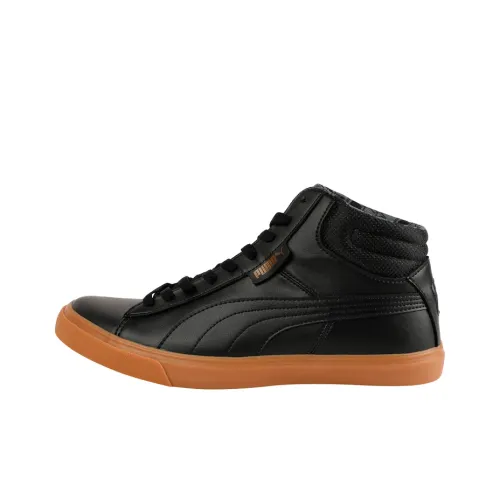 PUMA Grip MID Idp MID Топ Скейтборд Кроссовки Мужские Черные