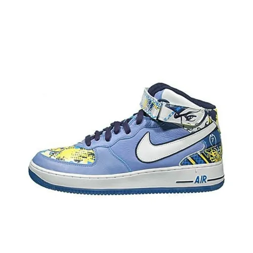 Nike Air Force 1 Michael Vick MID Скейтборд Кроссовки Мужской Синий