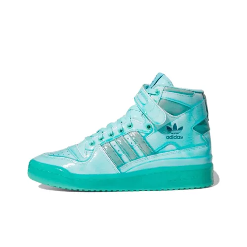 JEREMY SCOTT x adidas originals FORUM Погруженные высокие кроссовки для скейтбординга унисекс мятно-синие
