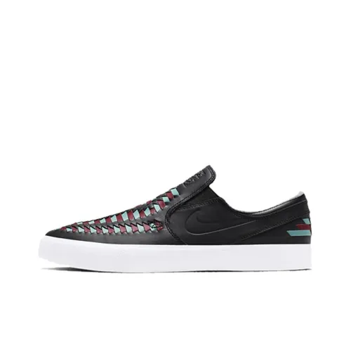 nike SB Stefan Janoski Zoom Slip RM Crafted Anti-Slip Lightweight Low-Top Скейтборд Кроссовки Unisex Black