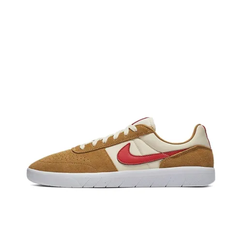 Nike SB Team Classic MARS Slip-Resistant Abrasion-Resistant Легкий Low Top Скейтборд Кроссовки Unisex Красный Коричневый