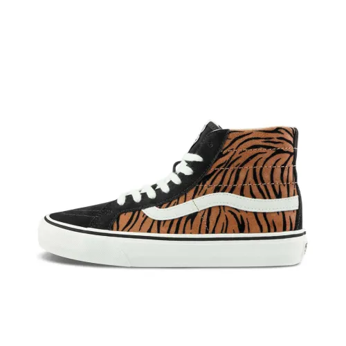 VANS SK8 Decon SF High Топ Кроссовки для скейтбординга Унисекс Black Tiger С принтом