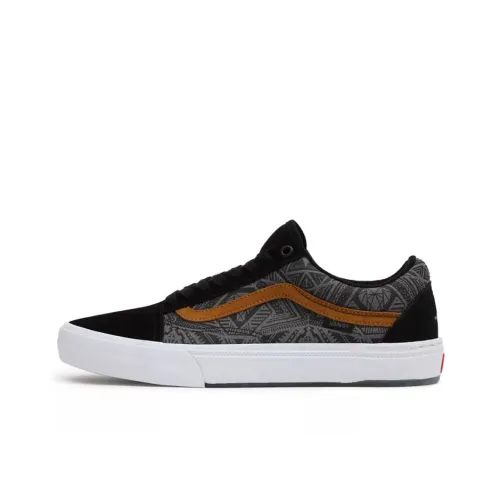 Vans Old Skool Collection Низкие Кроссовки для Скейтбординга Унисекс Черные Коричневые