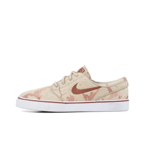 Nike SB Stefan Janoski Wino Blood Splatter Anti-Slip Легкий Низкий Топ Скейтборд Кроссовки Мужские Белый Красный