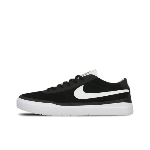 Nike SB Bruin Hyperfeel Slip Resistant Abrasion Resistant Low Top Скейтборд Кроссовки Мужские Черный Белый