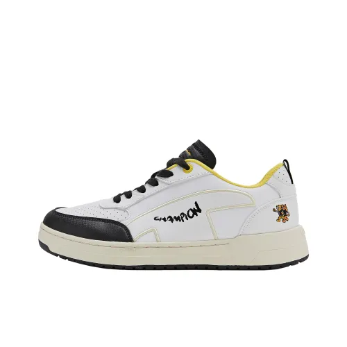 Champion Tiger Series Уличный Arcade 1 Low Топ Скейтборд Кроссовки Мужские Черный Белый