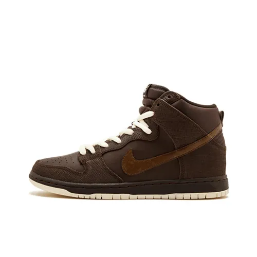 Nike Dunk SB Барочный коричневый Нескользящий Легкий Высокий Топ Скейтборд Кроссовки Мужские Барочный коричневый