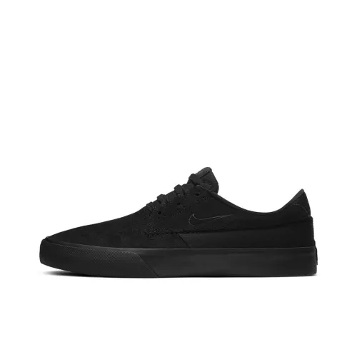 Nike SB Shane Покрытие Slip-Resistant Низкие Кроссовки для Скейтбординга Унисекс Pure Black