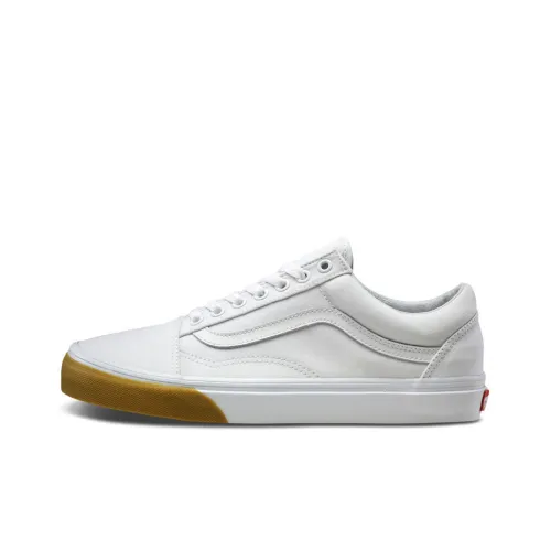 Vans Old Skool Low Топ Скейтборд Кроссовки Унисекс Pearl White