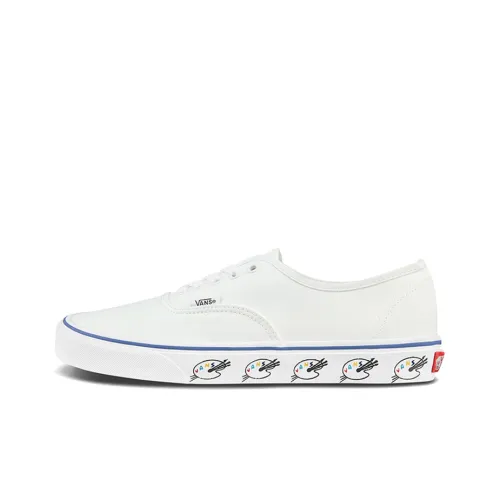 VANS Authentic Series Низкие Кроссовки для Скейтбординга Унисекс Белые