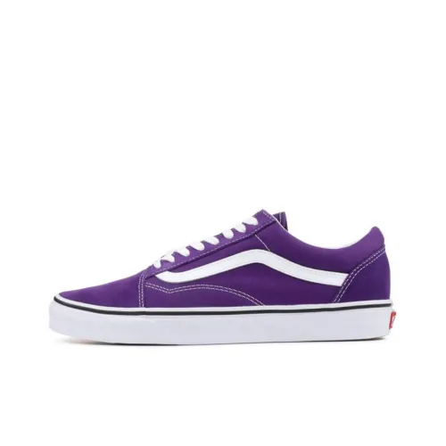 Vans Old Skool Collection Низкие Кроссовки для Скейтбординга Унисекс Фиолетовые