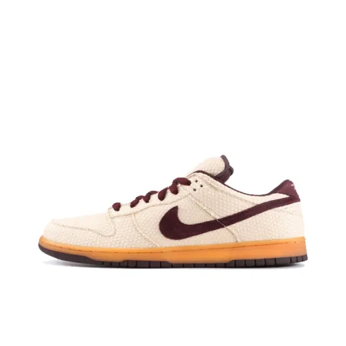 Nike Dunk SB Красный Конопля Низкий Топ Скейтборд Кроссовки Мужские Белые