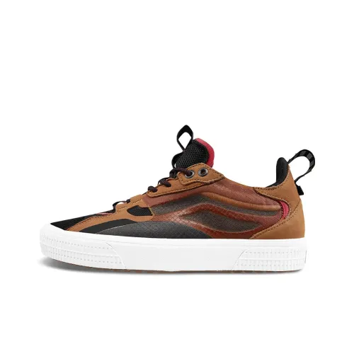 Vans Overt CC Low Топ Скейтборд Кроссовки Унисекс Коричневый Красный