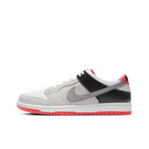 Nike Dunk SB Pro Iso 'Инфракрасный красный' Низкие Скейтборд Кроссовки Unisex Серый Оранжевый