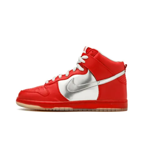 Nike Dunk SB Mork Mindy Нескользящие Легкие Высокие Кроссовки для Скейтбординга Мужские Красные