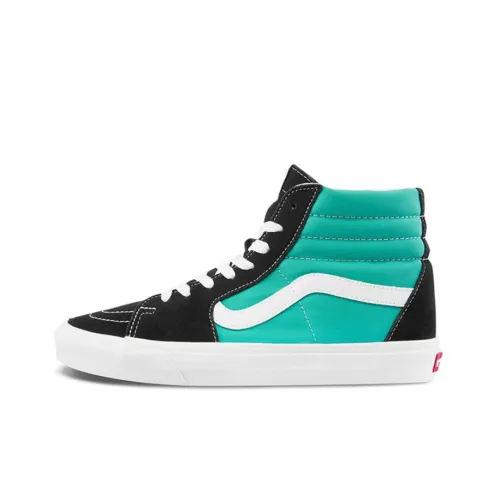 VANS SK8 High Топ Скейтборд Кроссовки Унисекс Зеленый Черный