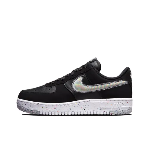 Nike Air Force 1 Crater Slip-Resistant Abrasion-Resistant Low Top Skateboard Shoes Men's Black Найк Эйр Форс 1 Крэйтер Противоскользящие Устойчивые к Износу Низкий Топ Скейтборд Кроссовки Мужские Черные