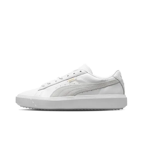 PUMA Court Breaker Low Топ Скейтборд Кроссовки Унисекс Белый Серый
